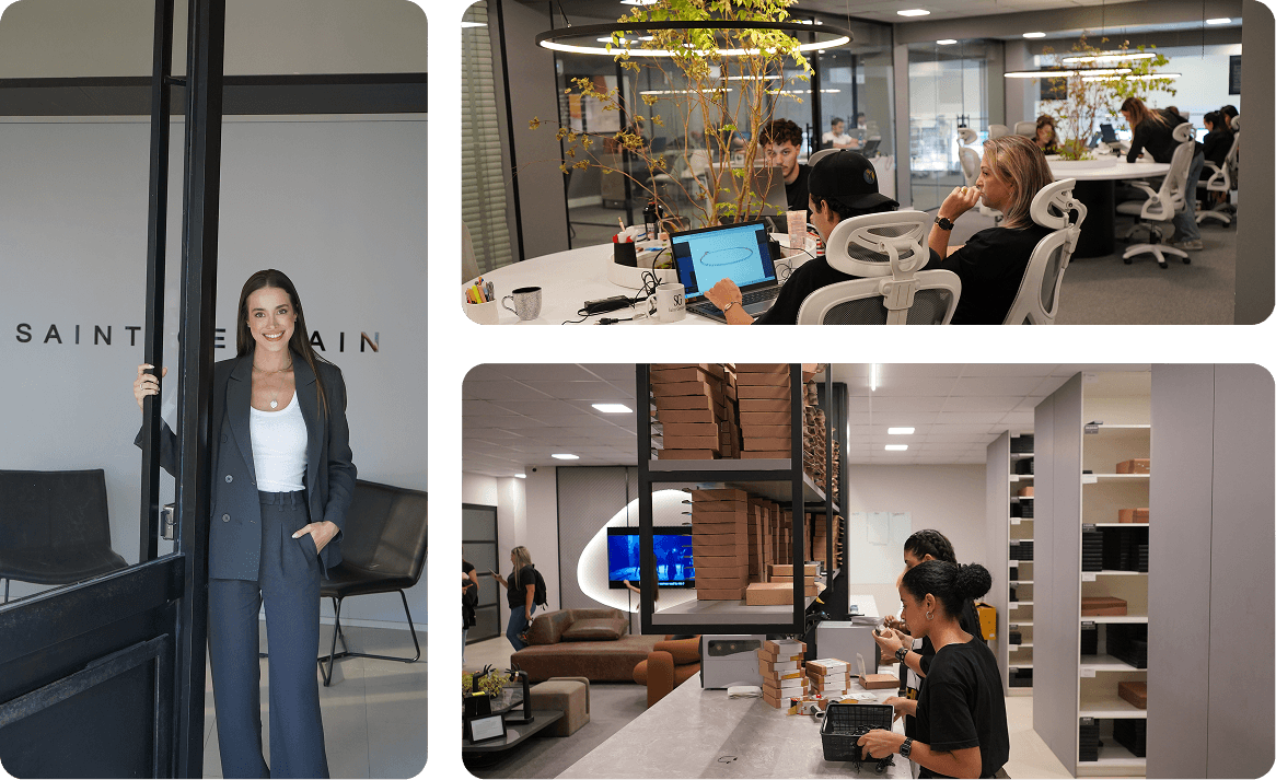 Bastidores da Saint Germain — operação construída com a Next